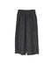 NMDS26285 80s POWER LOOM LINEN CHECK WIDE PANTS