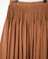 NMDS26515D 80s ORGANIC VOILE STRIPE (OVERDYE) MINI PINTUCK FLARED SKIRT