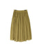 NMDS26515D 80s ORGANIC VOILE STRIPE (OVERDYE) MINI PINTUCK FLARED SKIRT