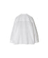 NMDS26521 60s ORGANIC CAMBRIC WITH EMB BANDED COLLAR PINTUCK & EMB SHIRT
