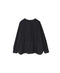 NMDS26522 60s ORGANIC CAMBRIC WITH EMB BACK OPENING CREW NECK PINTUCK & EMB SHIRT