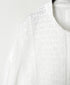 NMDS26524 60s ORGANIC CAMBRIC WITH EMB BANDED COLLAR MAXI SHIRT