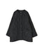 NMDS26551 BANGALORE SILK PLAIN PADDED C-NECK SHORT COAT