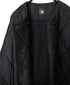NMDS26552 BANGALORE SILK PLAIN PADDED NO COLLAR DOUBLE COAT