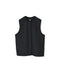 NMDS26554 BANGALORE SILK PLAIN QUILTED C-NECK VEST