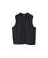 NMDS26554 BANGALORE SILK PLAIN QUILTED C-NECK VEST