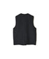 NMDS26554 BANGALORE SILK PLAIN QUILTED C-NECK VEST