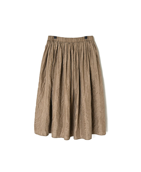 NMDS26556 BANGALORE SILK PLAIN STITCHED GATHERED SKIRT