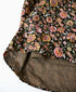 NMDS26564 BANGALORE SILK FLOWER PRINT STITCHED GATHERED SKIRT