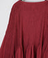 NMDS26602D ORGANIC MICRO CHECK&VOILE PLAIN PATCHWORK OVERDYE PINTUCK PULLOVER DRESS