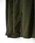NMDS26604D ORGANIC MICRO CHECK&VOILE PLAIN PATCHWORK OVERDYE CREW-NECK BUTTON SHIRT MAXI DRESS WITH PINTUCK