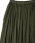 NMDS26605D ORGANIC MICRO CHECK&VOILE PLAIN PATCHWORK OVERDYE RAJASTHAN GATHERED SKIRT