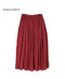 NMDS26605D ORGANIC MICRO CHECK&VOILE PLAIN PATCHWORK OVERDYE RAJASTHAN GATHERED SKIRT