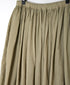 NMDS26605D ORGANIC MICRO CHECK&VOILE PLAIN PATCHWORK OVERDYE RAJASTHAN GATHERED SKIRT