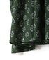 NMDS26613 80s ORGANIC SMALL CHECK MEDIUM FLOWER BLOCK PRINT CREW-NECK P/O SHIRT DRESS WITH PINTUCK