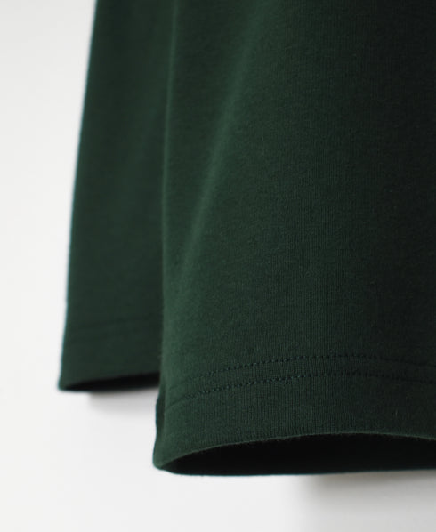 NMF1051 1×1 COTTON RIB TURTLE-NECK L/SL T-SHIRT