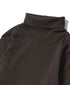 NMF1051 1×1 COTTON RIB TURTLE-NECK L/SL T-SHIRT