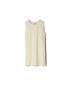 NMF1801 COTTON PEIGNE CREW-NECK SLEEVELESS