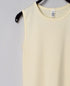 NMF1801 COTTON PEIGNE CREW-NECK SLEEVELESS