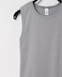 NMF1801 COTTON PEIGNE CREW-NECK SLEEVELESS