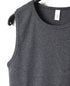 NMF1801 COTTON PEIGNE CREW-NECK SLEEVELESS