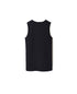 NMF1801 COTTON PEIGNE CREW-NECK SLEEVELESS