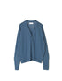 NNSL26001 12GG 1PLY LINEN/COTTON V-NECK 1BUTTON CARDIGAN