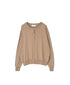 NNSL26012 14GG 1PLY HIGH TWIST COTTON CREW-NECK CARDIGAN