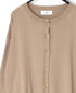 NNSL26012 14GG 1PLY HIGH TWIST COTTON CREW-NECK CARDIGAN