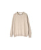 NNSL26502 14GG PLAIN STITCH COTTON/NYLON/SILK CREW-NECK PULLOVER