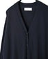 NNSL26503 14GG PLAIN STITCH COTTON/NYLON/SILK V-NECK CARDIGAN
