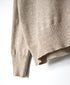 NNSL26503 14GG PLAIN STITCH COTTON/NYLON/SILK V-NECK CARDIGAN