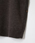NNSL26512 7GG PLAIN STITCH NYLON/COTTON/WOOL CREW-NECK VEST WITH SIDE BUTTON