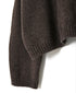 NNSL26513 7GG PLAIN STITCH NYLON/COTTON/WOOL CREW-NECK CARDIGAN