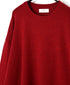 NNSL26514 7GG PLAIN STITCH NYLON/COTTON/WOOL CREW-NECK PULLOVER