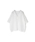 NSL24032 80s COTTON VOILE LACE V-NECK LACE S/SL PULLOVER