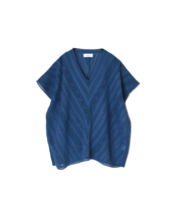 NSL25063 ALL LACE FRENCH/SL PONCHO