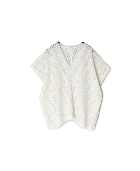 NSL25063 ALL LACE FRENCH/SL PONCHO