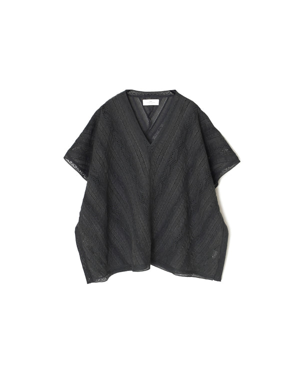 NSL25063 ALL LACE FRENCH/SL PONCHO