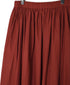 NSL25565 60s CAMBRIC PLAIN GATHERED SKIRT