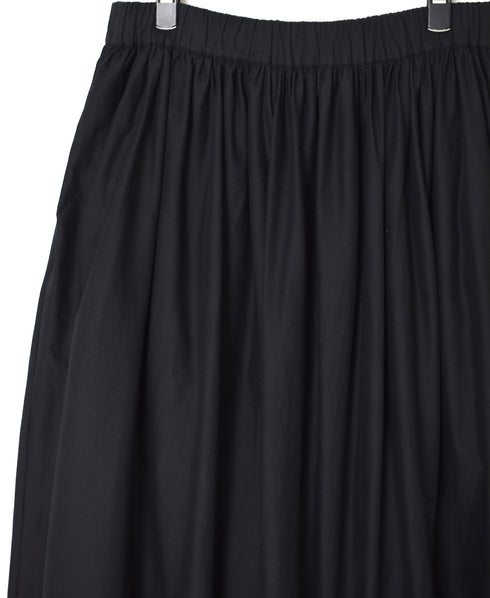 NSL25565 60s CAMBRIC PLAIN GATHERED SKIRT