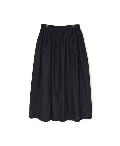 NSL25565 60s CAMBRIC PLAIN GATHERED SKIRT