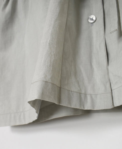NSL26001 60s CAMBRIC PLAIN REGULAR COLLAR FLAP POCKET SHIRTS