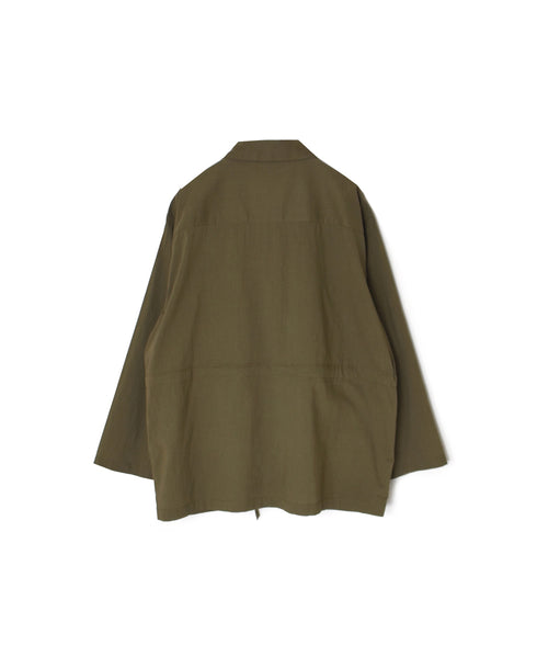 NSL26001 60s CAMBRIC PLAIN REGULAR COLLAR FLAP POCKET SHIRTS