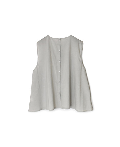 NSL26002 60s CAMBRIC PLAIN BACK OPENING NO/SL SMOCK