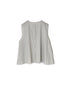 NSL26002 60s CAMBRIC PLAIN BACK OPENING NO/SL SMOCK