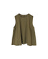 NSL26002 60s CAMBRIC PLAIN BACK OPENING NO/SL SMOCK