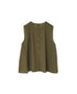 NSL26002 60s CAMBRIC PLAIN BACK OPENING NO/SL SMOCK