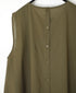 NSL26002 60s CAMBRIC PLAIN BACK OPENING NO/SL SMOCK
