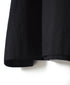 NSL26003 60s CAMBRIC PLAIN CREW-NECK BACK SIDE GATHERED DRESS WITH LINING